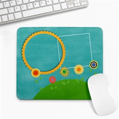 Flowers & Sun mousepad - Large Mousepad Flowers & Sun mousepad - Large Mousepad
