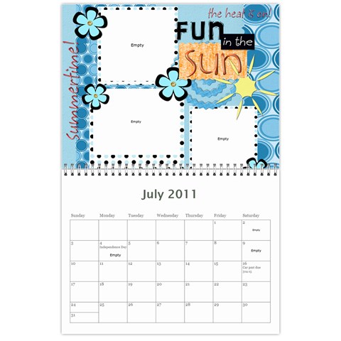 18 Mo Calendar Jul 2011