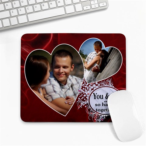 You & Me Mousepad By Lil Front