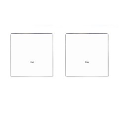 rush cufflinks for j - Cufflinks (Square)