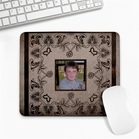Classic Mocha  Mousemat By Catvinnat Front