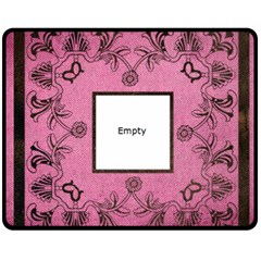  art nouveau pink medium fleece - 60  x 50  Fleece Blanket (Medium)