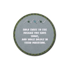 Simple Simon Dreams Poem Round Coaster - Rubber Round Coaster (4 pack) Simple Simon Dreams Poem Round Coaster - Rubber Round Coaster (4 pack)