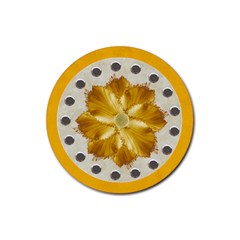 Orange Dream Round Coaster - Rubber Round Coaster (4 pack) Orange Dream Round Coaster - Rubber Round Coaster (4 pack)