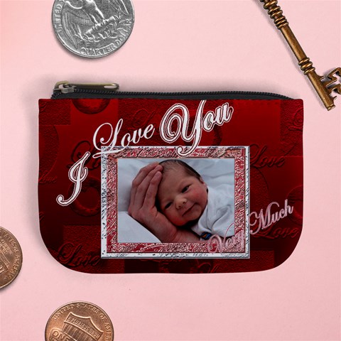 Heart You3 Coin Purse By Ellan Front