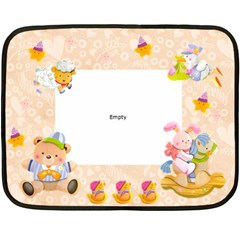 Blankie Bunny Peach Melba Baby Mini Fleece - 35 x27  Fleece Blanket (Mini)