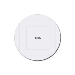 Coaster with Dreams Quote - Rubber Coaster (Round) Coaster with Dreams Quote - Rubber Coaster (Round)