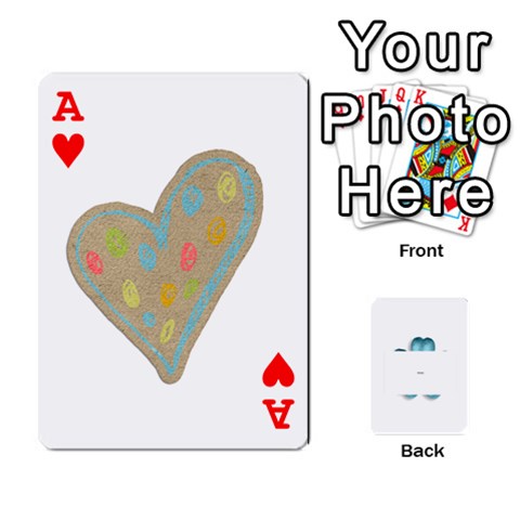 Ace Frolicandplay Cards By Sheena Front - HeartA