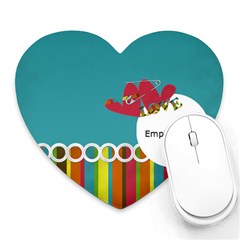 LOVE - Memopad - Heart Mousepad