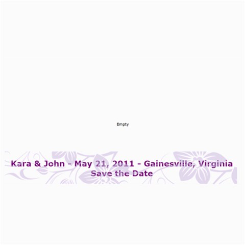 Save The Date Cards By Kara Bennis 8 x4  Photo Card - 5