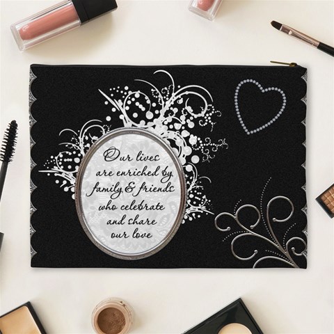 Maid Of Honor Xl Cosmetic Bag By Lil Back