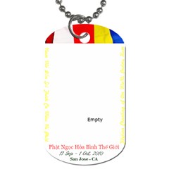 Jade Buddha - HuongGia - Dog Tag (Two Sides)