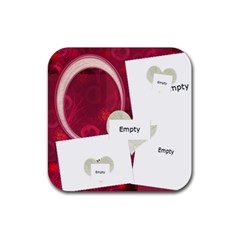 Heart coaster PINK 51 - Rubber Coaster (Square) Heart coaster PINK 51 - Rubber Coaster (Square)