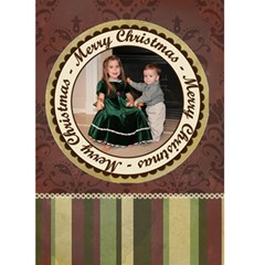 Victorian Merry Christmas 5x7 Greeting Card - Greeting Card 5 x 7 Victorian Merry Christmas 5x7 Greeting Card - Greeting Card 5 x 7