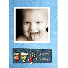 Happy holidays 2 Christmas Card - Greeting Card 5 x 7 Happy holidays 2 Christmas Card - Greeting Card 5 x 7