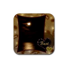 Heart coaster 433 - Rubber Coaster (Square) Heart coaster 433 - Rubber Coaster (Square)