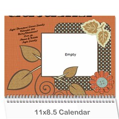 Family Calendar 2011 - Wall Calendar 11  x 8.5  (12-Months)