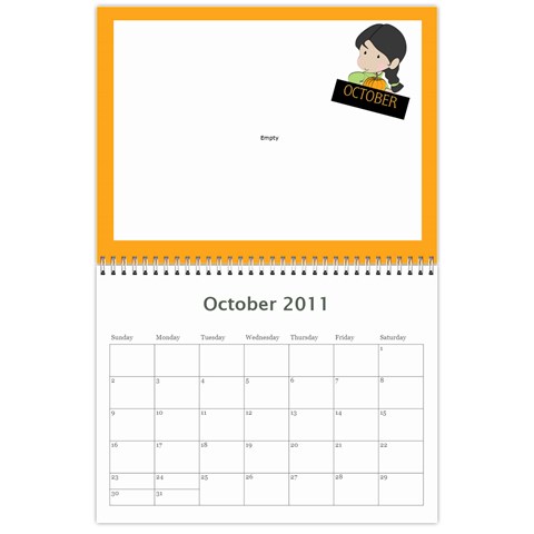 2011 Calendar By Hannah Oct 2011