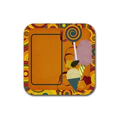 Sweet Harvest Candy Coaster - Rubber Coaster (Square) Sweet Harvest Candy Coaster - Rubber Coaster (Square)