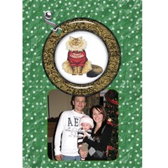 Cat Christmas Card - Greeting Card 5 x 7 Cat Christmas Card - Greeting Card 5 x 7