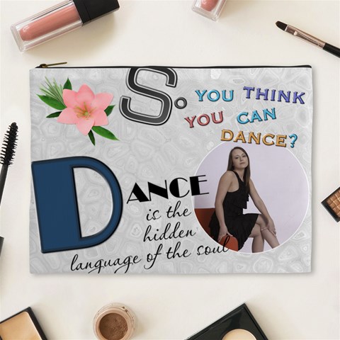 Dance Xl Cosmetic Bag By Lil Front