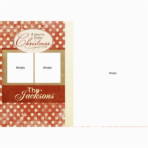 Holiday Collection 1 By April Williams 7 x5  Photo Card - 3