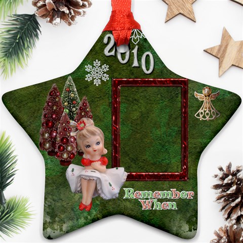 Napco Girl Remember When 2024 Ornament 3 By Ellan Front