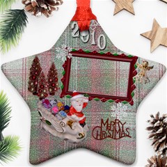 santa sleigh Remember when 2024 ornament 20 - Ornament (Star) santa sleigh Remember when 2024 ornament 20 - Ornament (Star)
