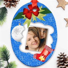 xmas kids - Ornament (Oval)