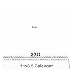 2011 Calendar - Wall Calendar 11  x 8.5  (12-Months)