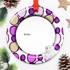 purple ornament - Ornament (Round)