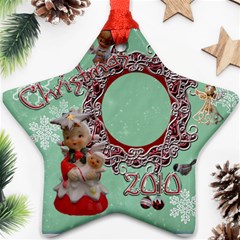 angels w baby 2024 ornament 42 - Ornament (Star) angels w baby 2024 ornament 42 - Ornament (Star)