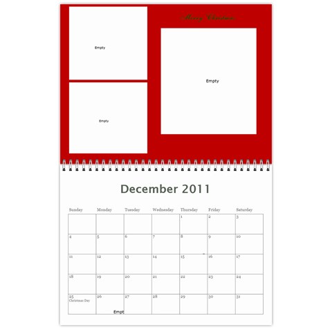 Calendar By Carol Ligon Dec 2011