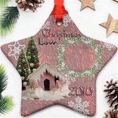 snow village 2010 ornament 63 - Ornament (Star)