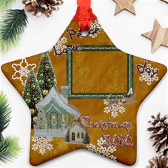 village peace love joy 2024 ornament 75 - Ornament (Star) village peace love joy 2024 ornament 75 - Ornament (Star)