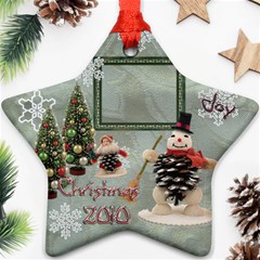 snowman 2024 ornament 94 - Ornament (Star) snowman 2024 ornament 94 - Ornament (Star)
