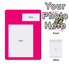 Memory Game With Your Own Photos - Playing Cards