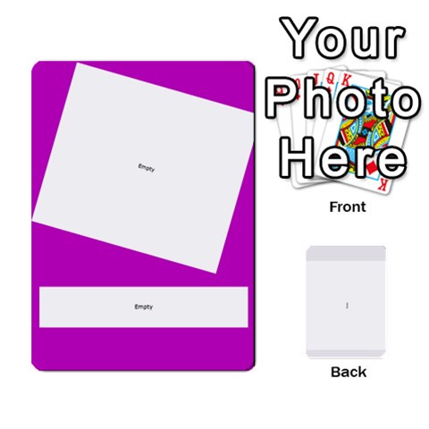 Ace Memory Game With Your Own Photos Front - SpadeA