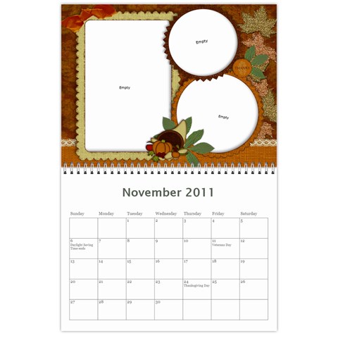 2011 Calendar By Angela Cole Nov 2011