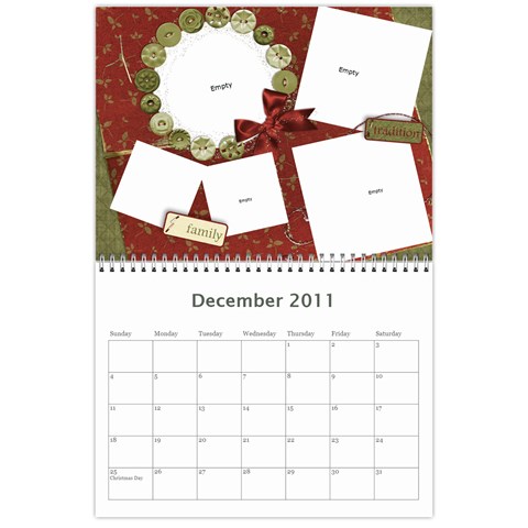 2011 Calendar By Angela Cole Dec 2011