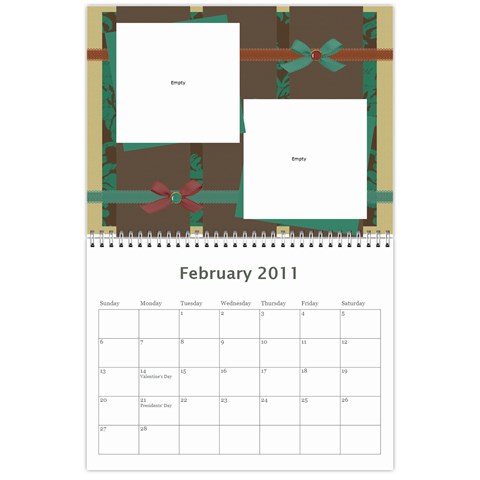 2011 Calendar By Angela Cole Feb 2011