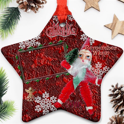 Santa Remember When 2024 Ornament 170 By Ellan Front