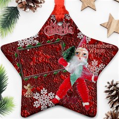 santa remember when 2024 ornament 170 - Ornament (Star) santa remember when 2024 ornament 170 - Ornament (Star)