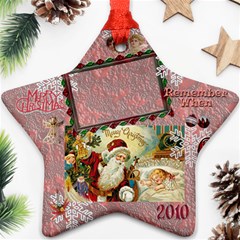 santa remember when 2010 ornament 176 - Ornament (Star)