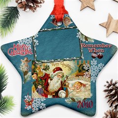 santa remember when 2010 ornament 182 - Ornament (Star)