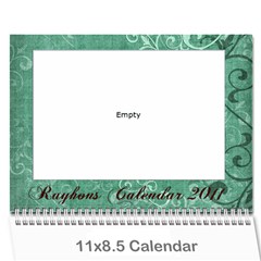 rayhons calendar 2011 - Wall Calendar 11  x 8.5  (12-Months)