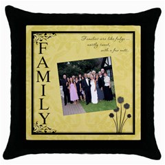 Family Throw Cushion #2 (5 styles) - Throw Pillow Case (Black) Family Throw Cushion #2 (5 styles) - Throw Pillow Case (Black)