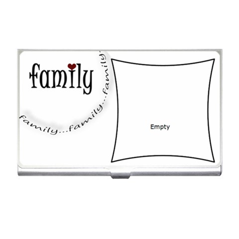 Family Business Card Holder By Amanda Bunn Front