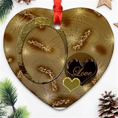 Love oval1 Ornament - Ornament (Heart) Love oval1 Ornament - Ornament (Heart)