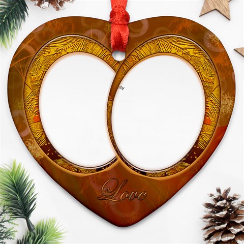 Love Oval2 Ornament By Ellan Front